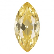 Marquise Lab Created Canary Cubic Zirconia